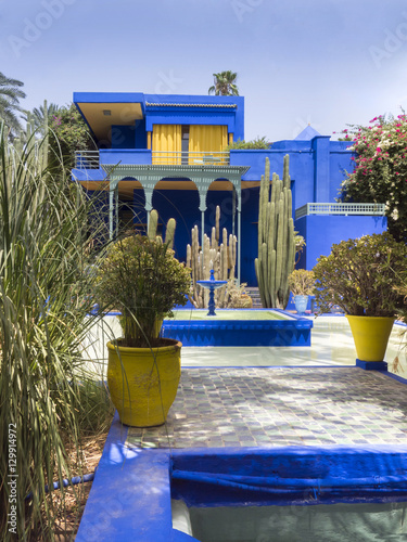 Majorelle Gardens, Marrakech, Morocco photo