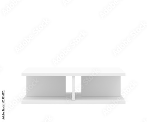 Empty podium for exhibition © cherezoff