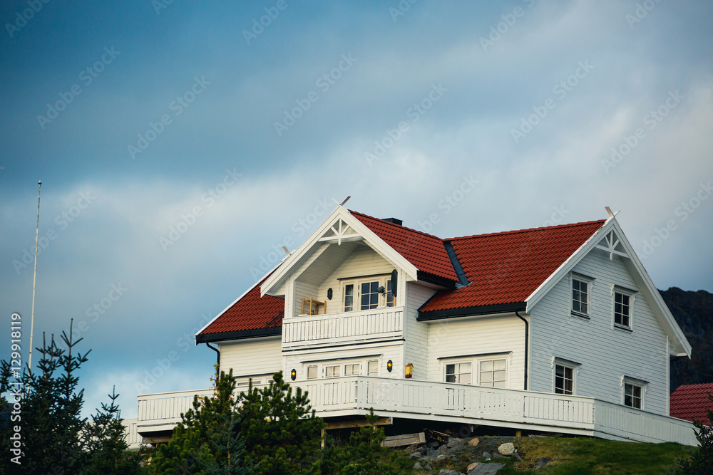 wood house, cottage