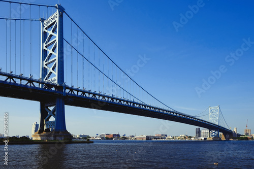 Benjamin Franklin Bridge. Philadelphia  Pennsylvania.