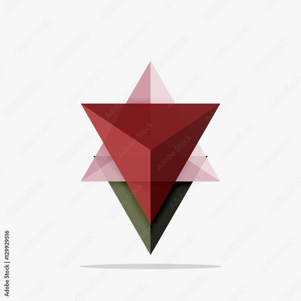 Blank triangle layout business template Blank triangle layout business template