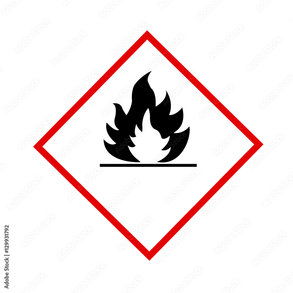 Panneau produits inflammable Panneau produits inflammable