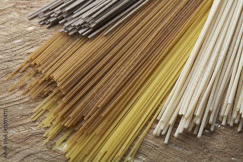 Closeup of dried pasta