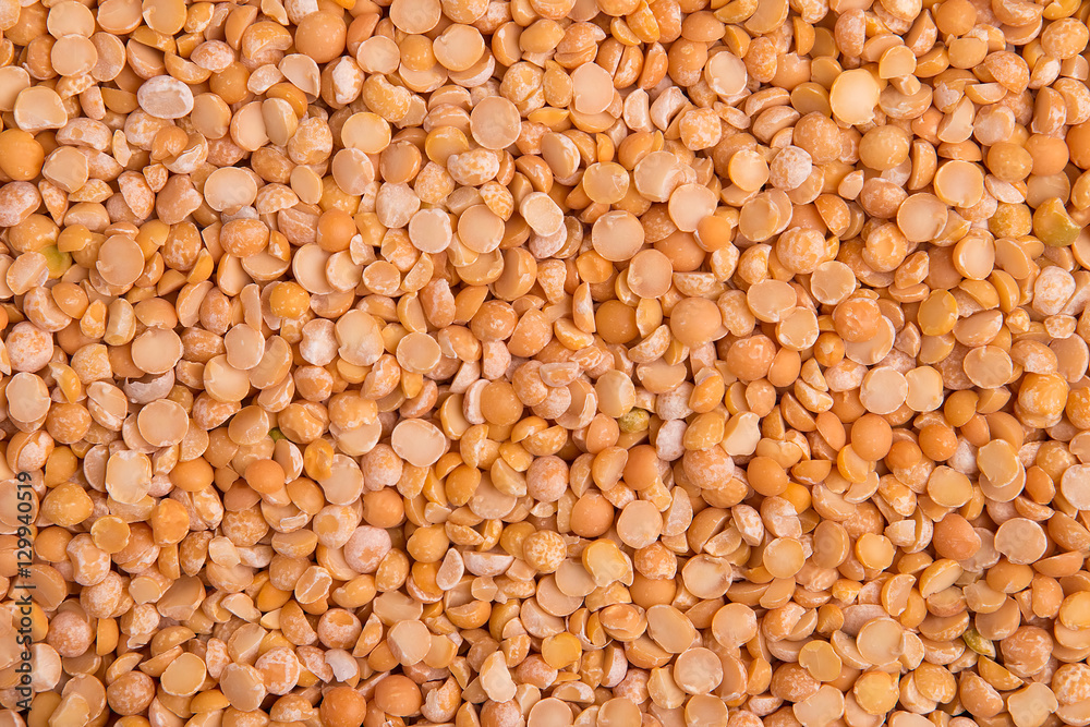 Dry peas on the table. Background Dry peas on the table. Background