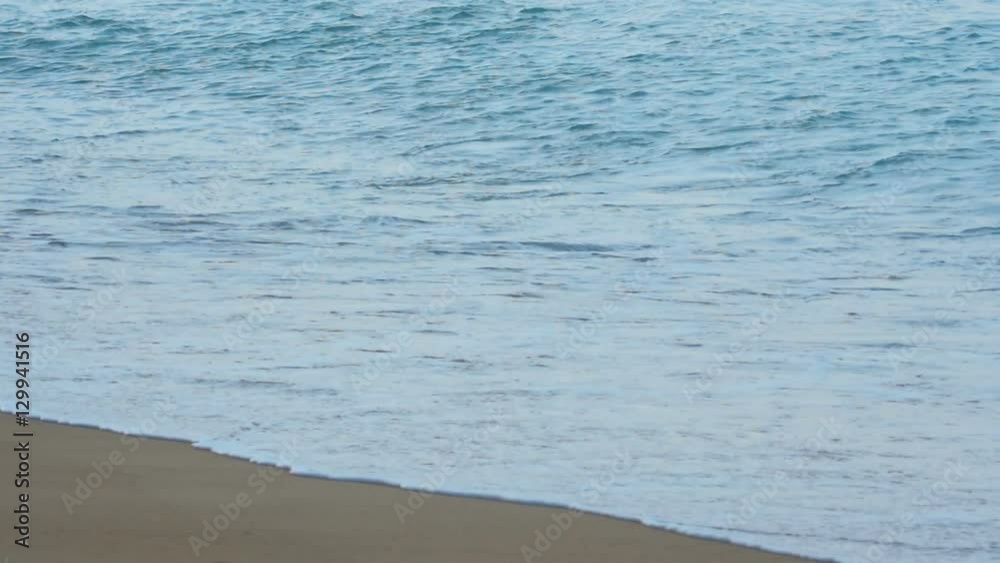 Turquoise rolling wave, slow motion Turquoise rolling wave, slow motion