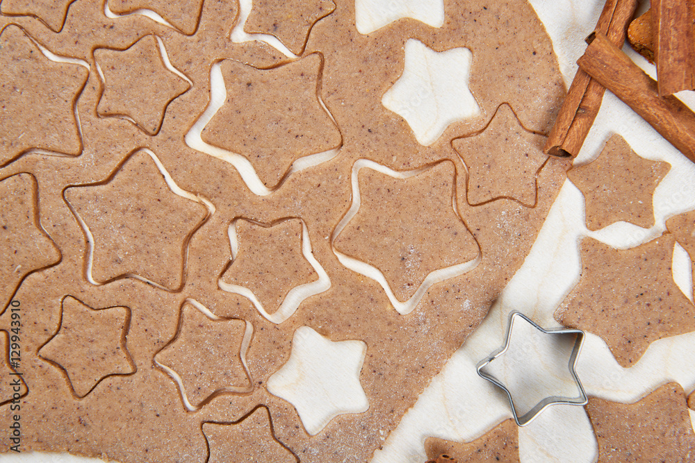 Homemade gingerbreads. Smell of the Christmas Homemade gingerbreads. Smell of the Christmas