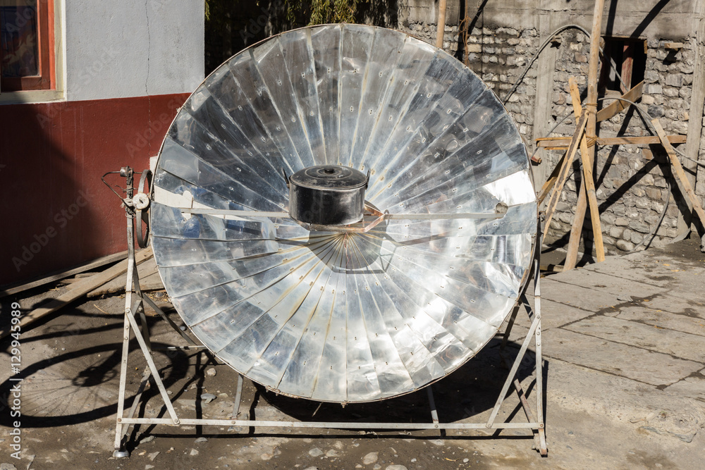 solar heater, Himalayas
