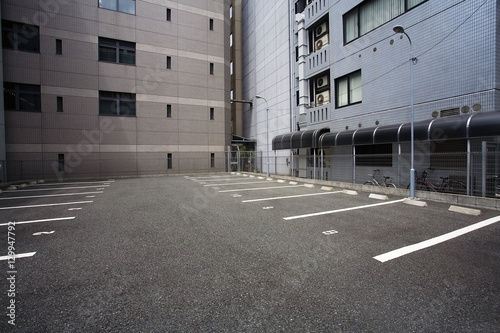 Japan Osaka Empty parking lot