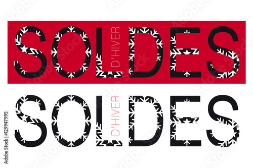 SOLDES D'HIVER FLOCONS