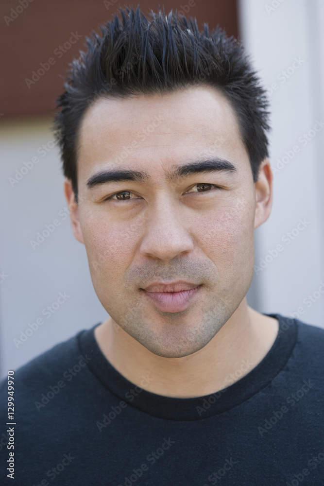 Obraz premium Closeup portrait of smart handsome man