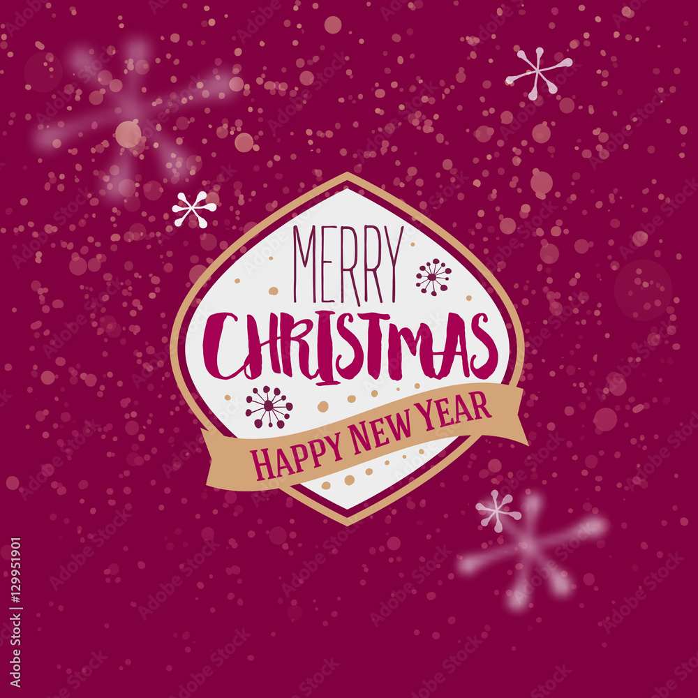Merry Christmas golden typography greeting Merry Christmas golden typography greeting