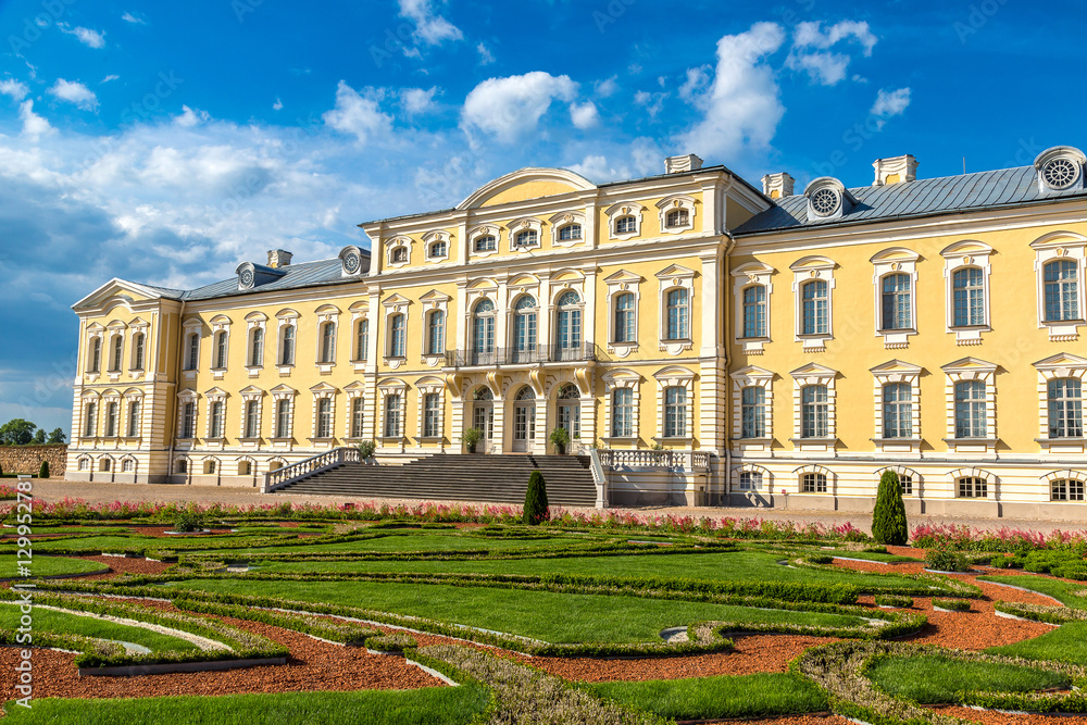 Rundale Palace in Latvia