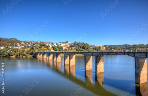 Roman bridge over the Minho River, Portomarin