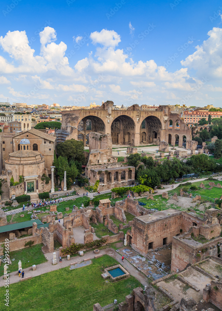 Roman Forum, ancient buildings