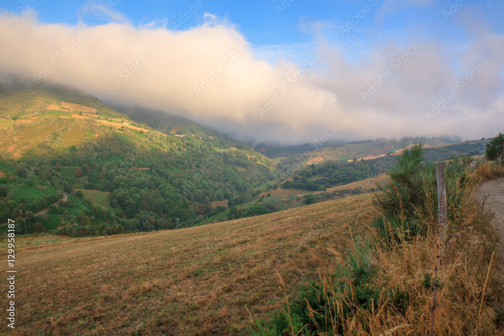 View of Galicia landscape