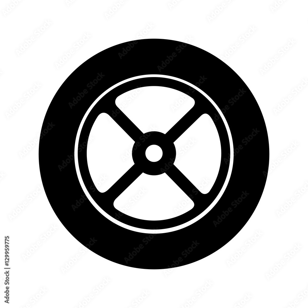 wheel car emblem icon vector illustration design wheel car emblem icon vector illustration design