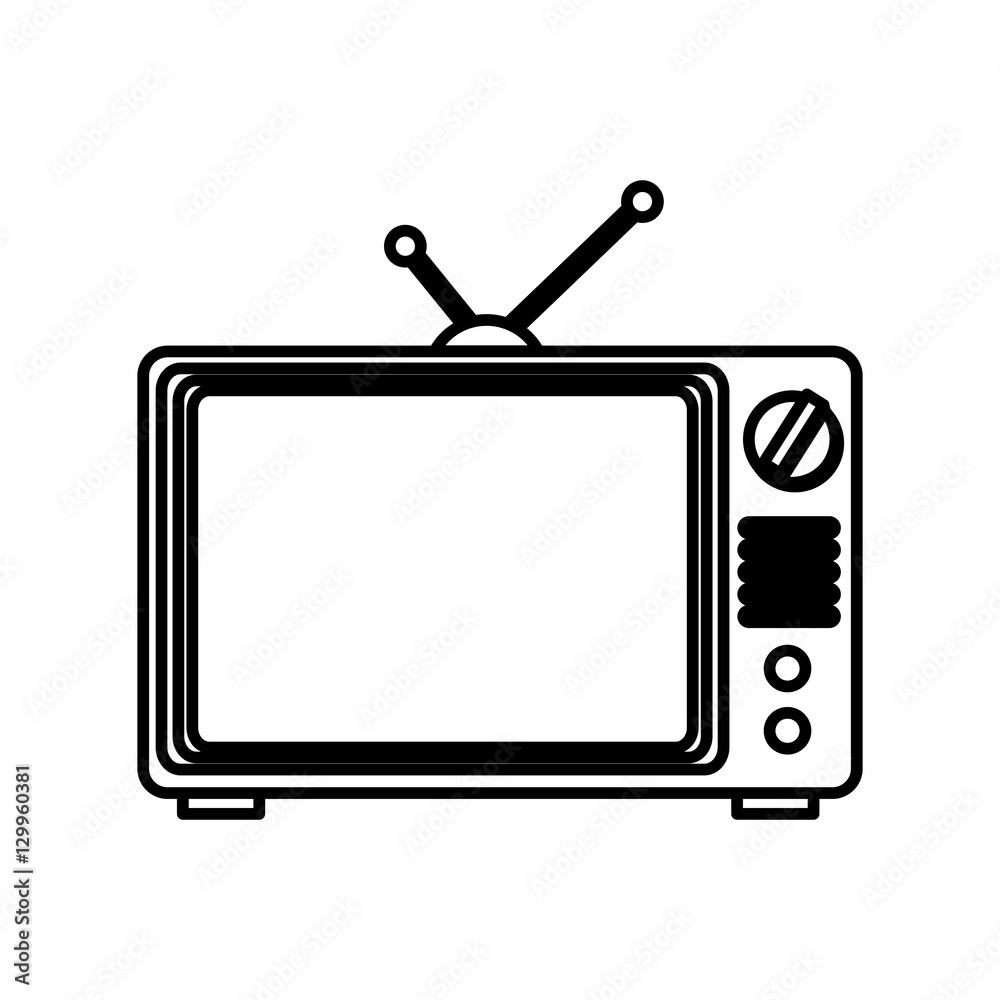 old television isolated icon vector illustration design old television isolated icon vector illustration design