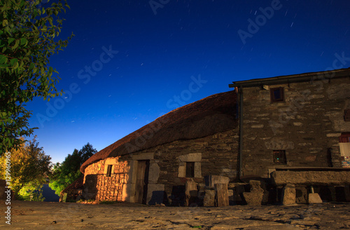 Palloza traditional northwest spanish dwelling photo