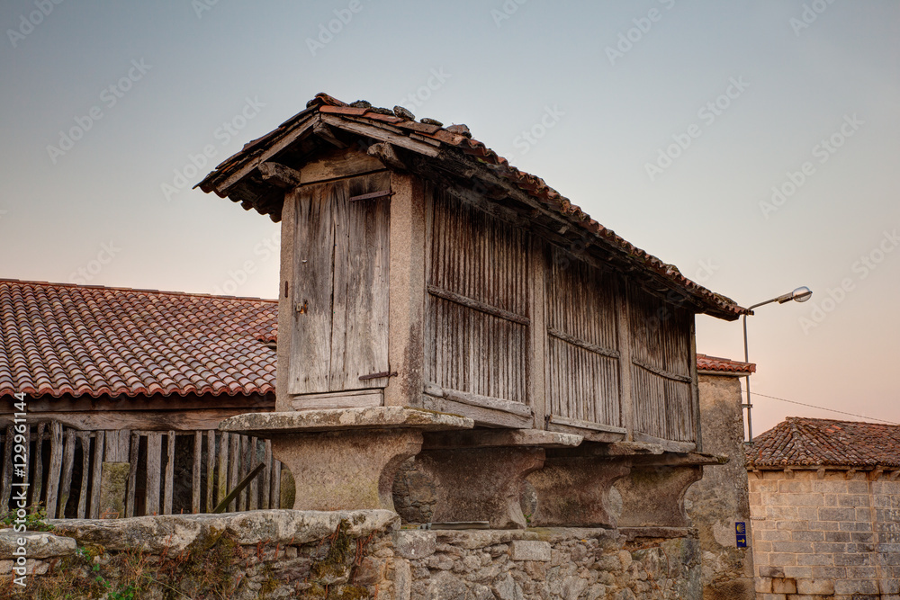 Horreo, typical spanish granary