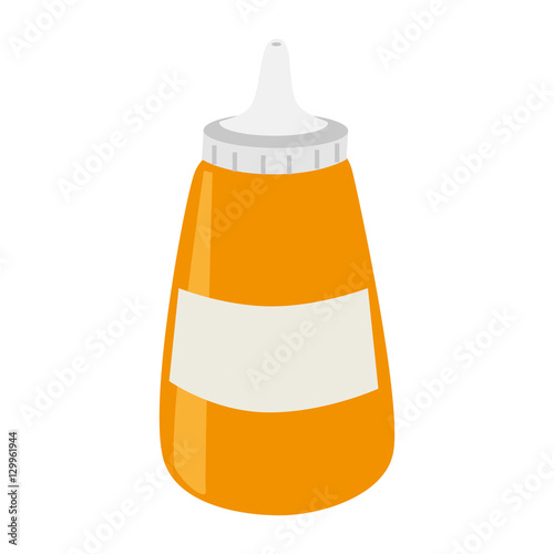 sause bottle isolated icon vector illustration design