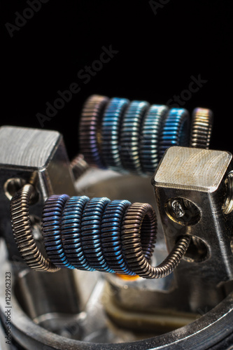 Multistrand Ribbon Fused Clapton on a dripper gold photo