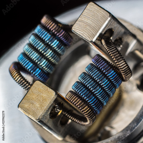 Multistrand Ribbon Fused Clapton on a dripper gold photo