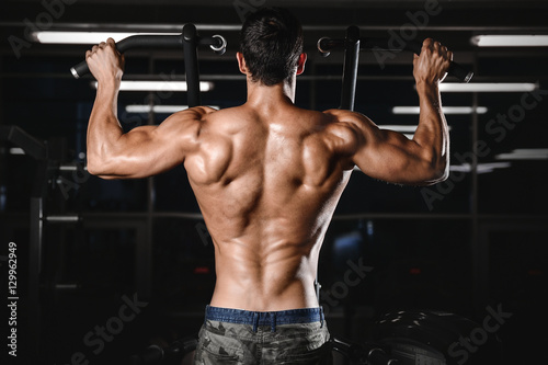 back muscle man’s back.