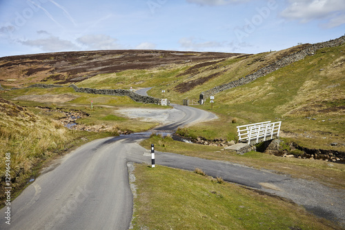 Ford in the road made famous by James Herriot tv series, Swaledale, Yorkshire Dales, North Yorkshire, Yorkshire photo