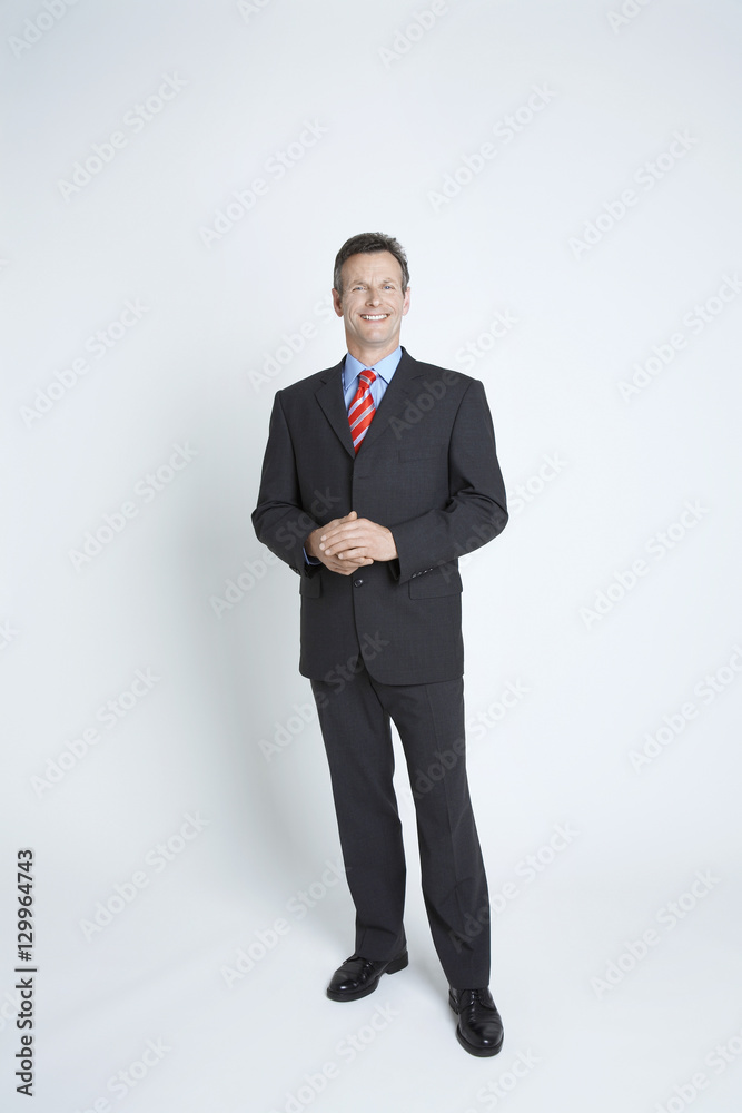 Portrait of a happy businessman isolated over white background Portrait of a happy businessman isolated over white background