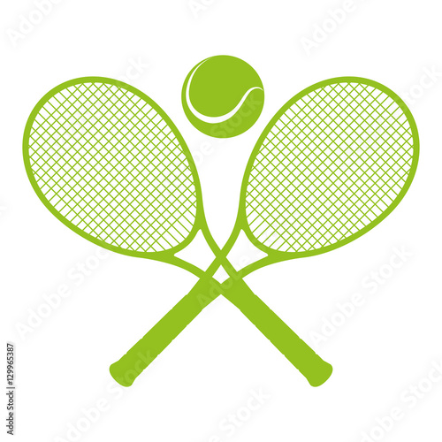 tennis sport emblem icon vector illustration design