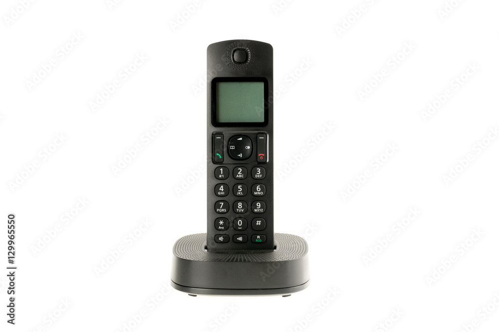 modern cordless dect phone with charging station modern cordless dect phone with charging station
