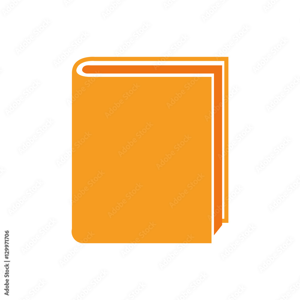 academic book icon over white background. colorful design. vector illustration academic book icon over white background. colorful design. vector illustration