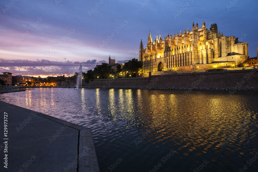 Fototapeta premium Catedral de Palma de Mallorca, España