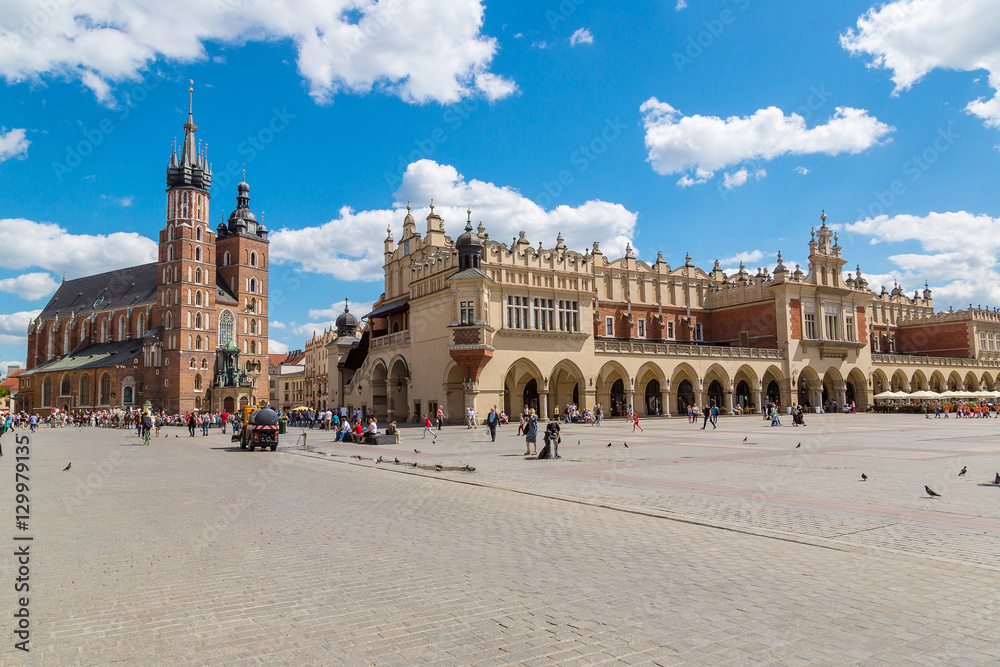 Fototapeta premium Market square in Krakow