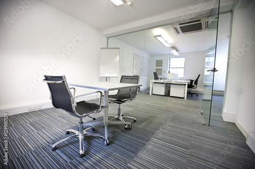 фотографія Wide view of office interior