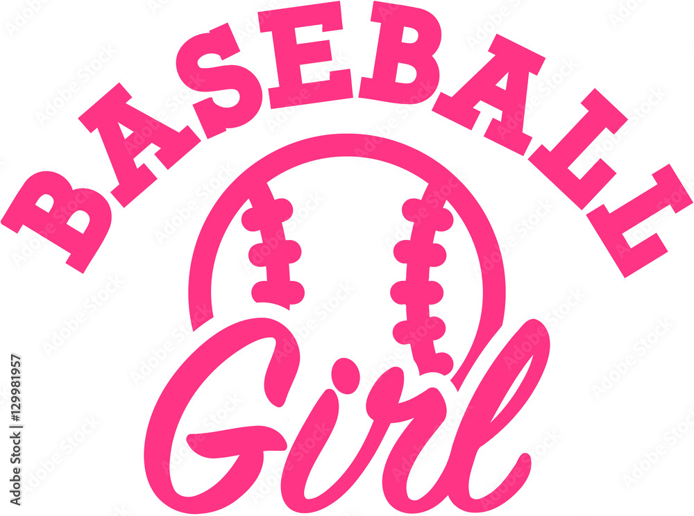 Fototapeta premium Baseball girl