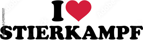 I love Bullfights german