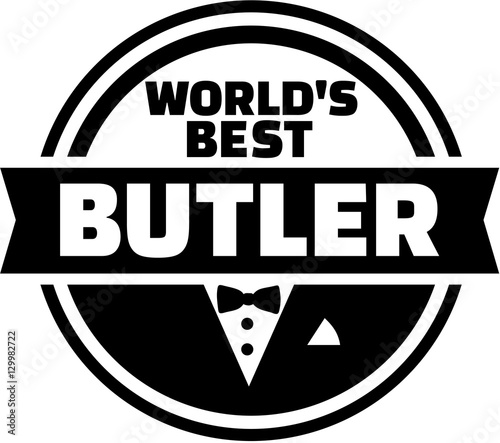 World's best butler button