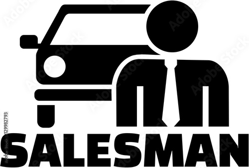 Fotografie Car Salesman pictogram