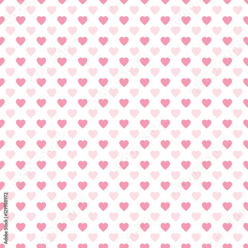 Seamless Heart Pattern. Ideal for Valentine's Day Card or Wrapping Paper.