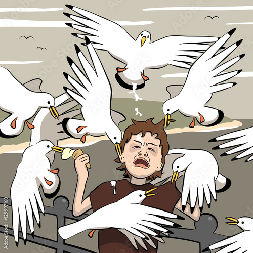 Mugged by birds
