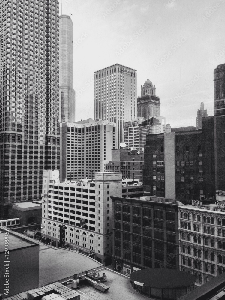 Fototapeta premium Chicago Overhead