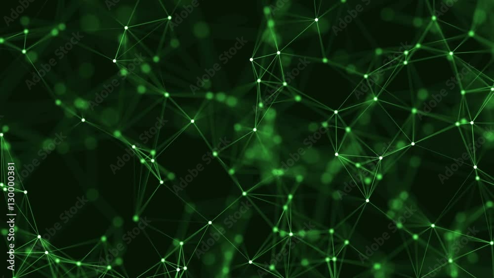 abstract loop color geometrical background with lines and dots abstract loop color geometrical background with lines and dots