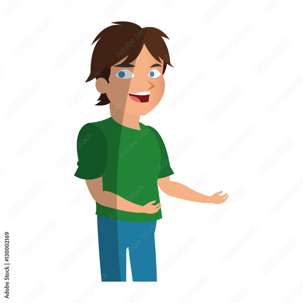 Boy cartoon icon. Kid childhood little people and person theme. Isolated design. Vector illustration Boy cartoon icon. Kid childhood little people and person theme. Isolated design. Vector illustration