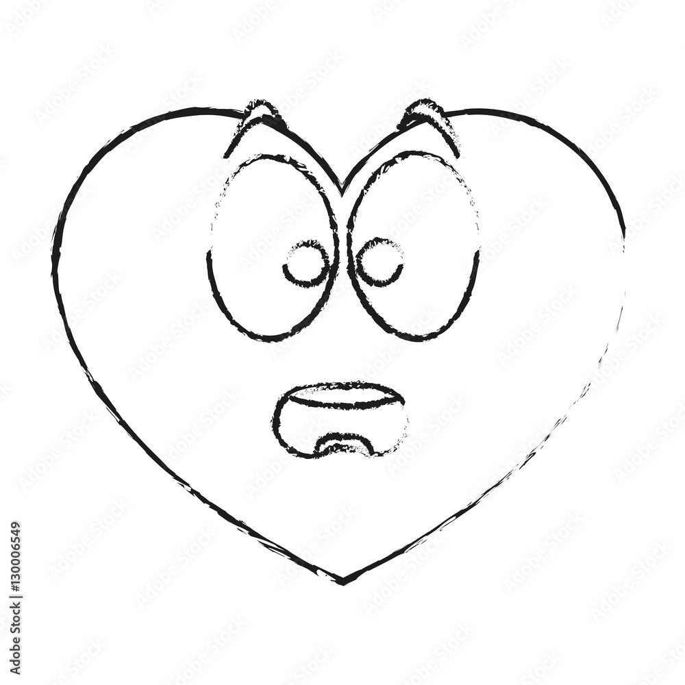 Heart cartoon icon. Love passion and romantic theme. Isolated design. Vector illustration Heart cartoon icon. Love passion and romantic theme. Isolated design. Vector illustration