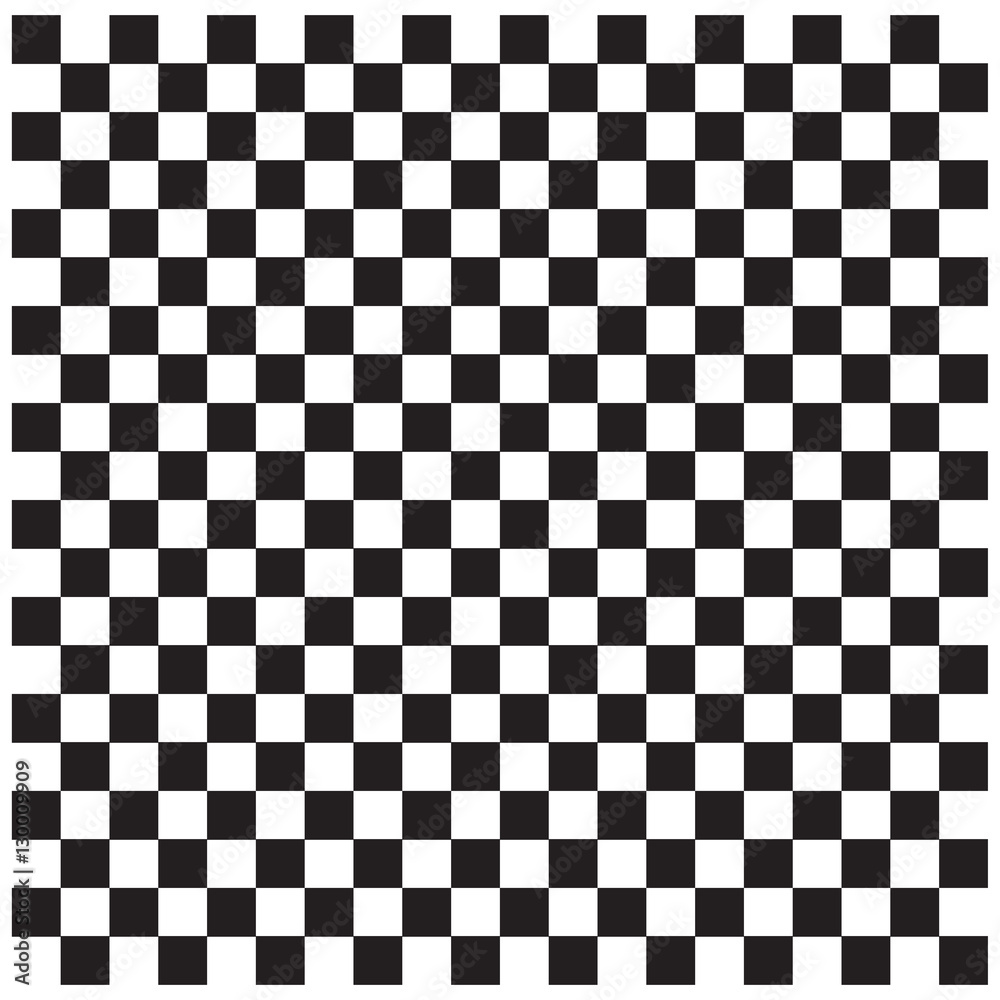 Fototapeta premium Black and white checkered abstract background