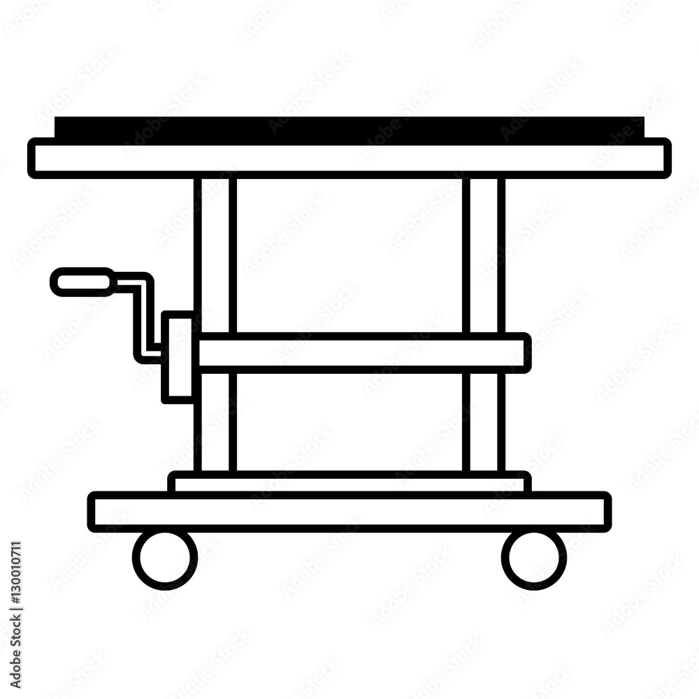 platform trolley lifting boxes cargo manual outline vector illustration eps 10 platform trolley lifting boxes cargo manual outline vector illustration eps 10