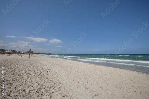 Tranquil view of beach  Sousse  Tunisia