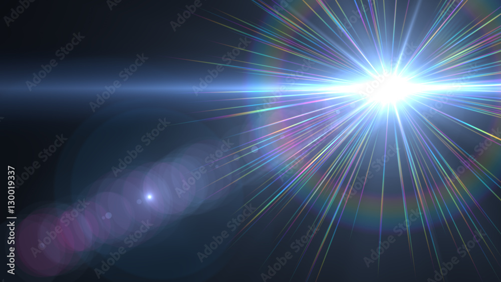 Lens Flare light over Black Background. Easy to add overlay or screen filter over Photos Lens Flare light over Black Background. Easy to add overlay or screen filter over Photos