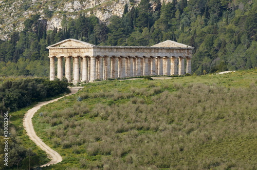 Greek temple, Segesta, Trapani District, Sicily 